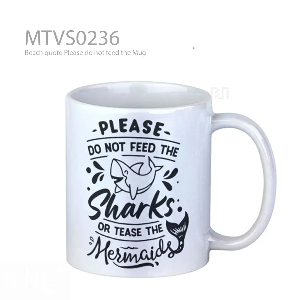 Beach quote Please do not feed the Mug