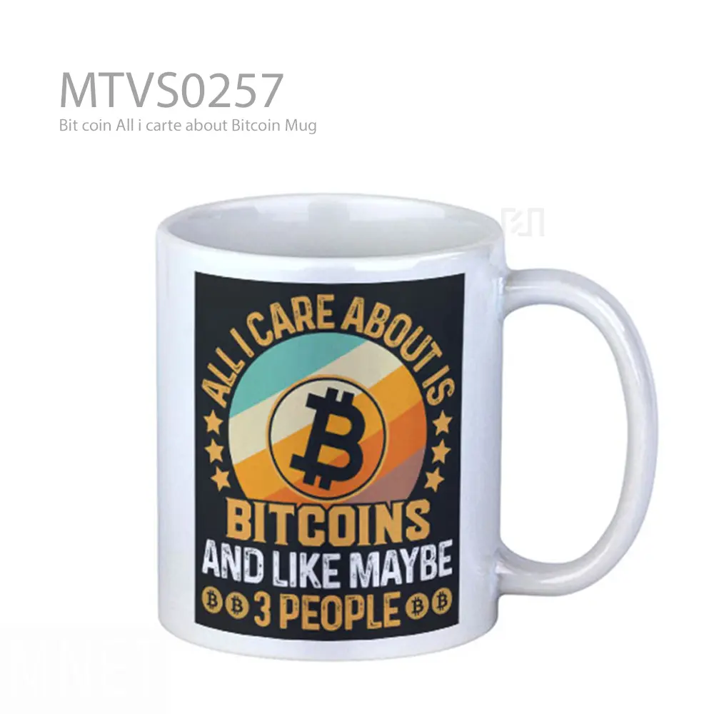 Bit coin All i carte about Bitcoin Mug