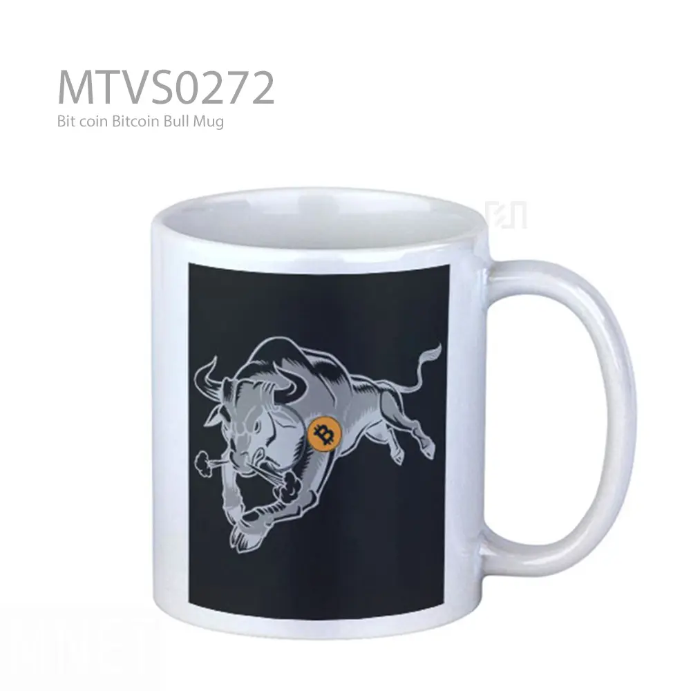 Bit coin Bitcoin Bull Mug