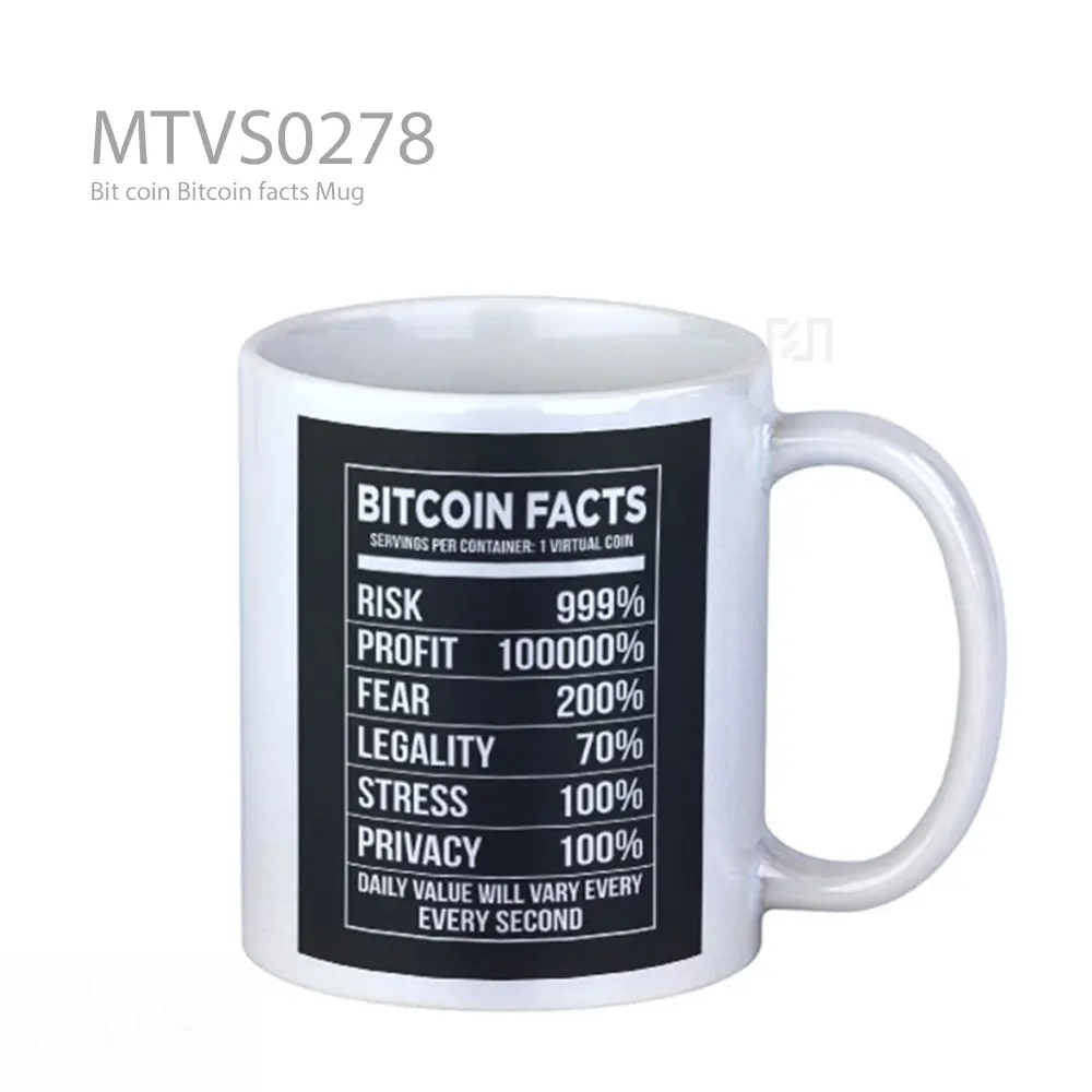 Bit coin Bitcoin facts Mug
