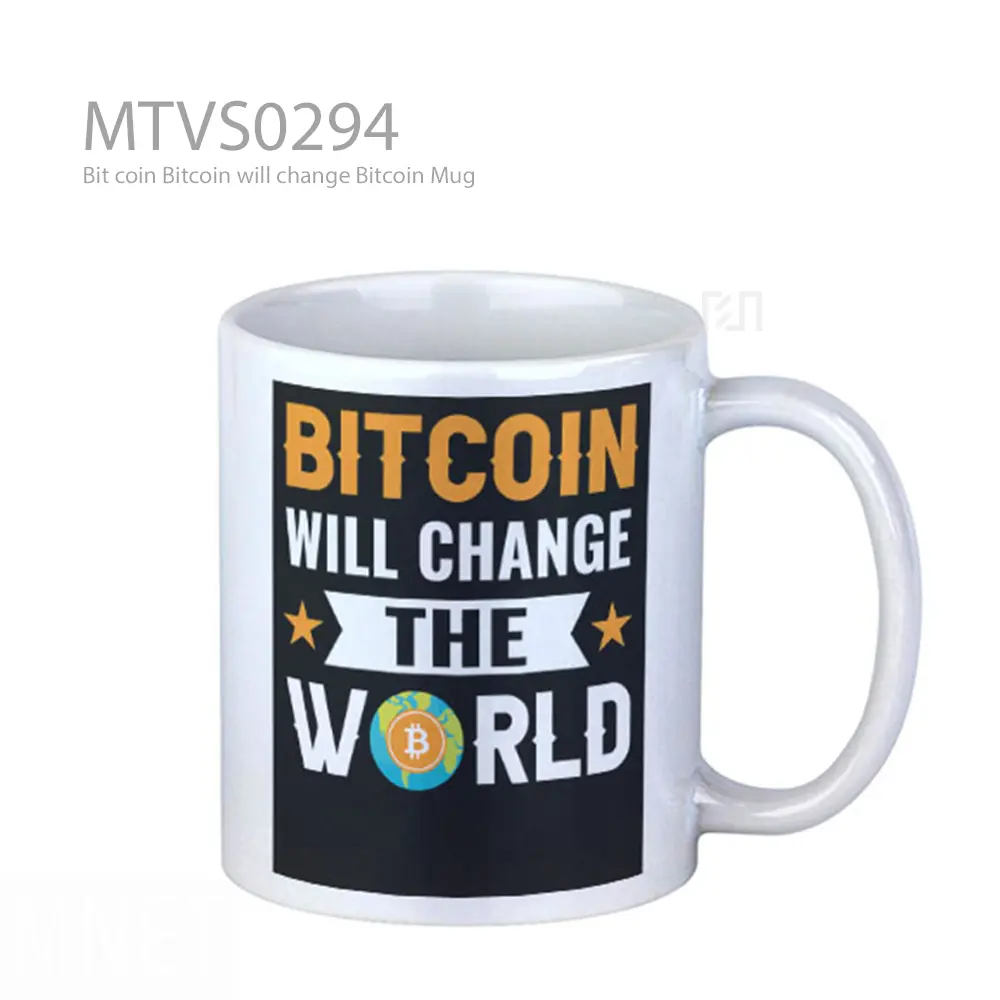 Bit coin Bitcoin will change Bitcoin Mug