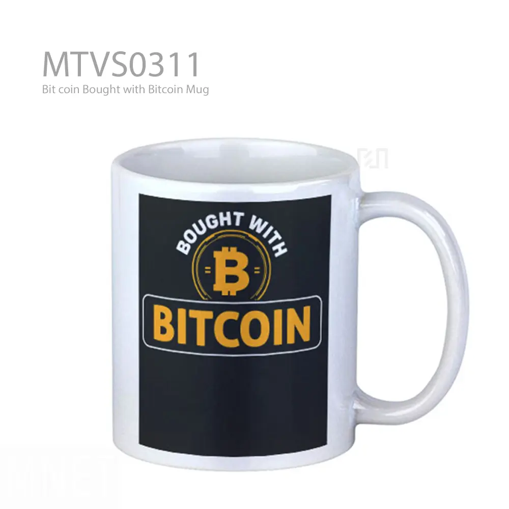 Bit coin Bought with Bitcoin Mug