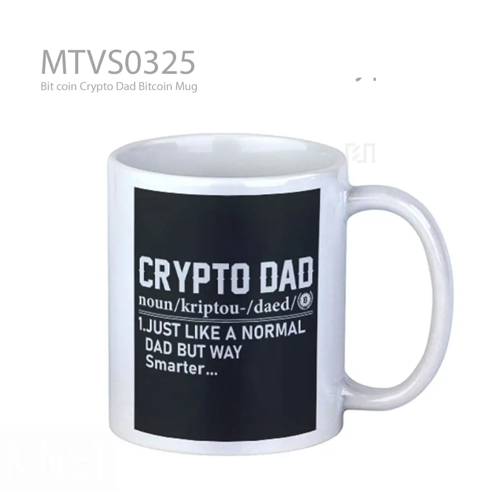 Bit coin Crypto Dad Bitcoin Mug