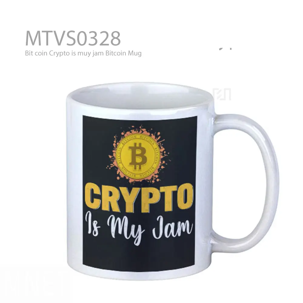 Bit coin Crypto is muy jam Bitcoin Mug