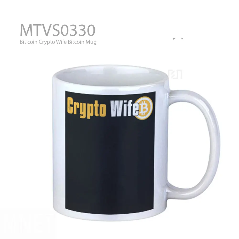 Bit coin Crypto Wife Bitcoin Mug