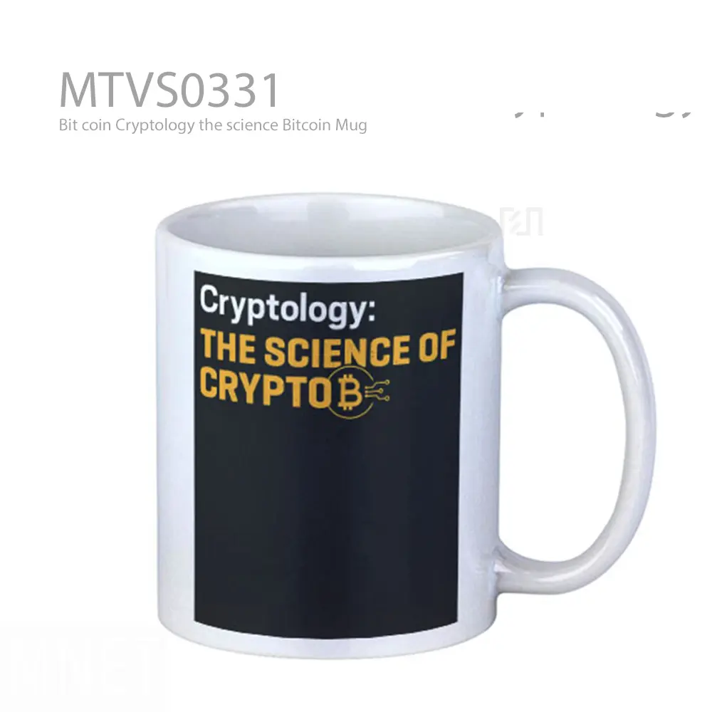Bit coin Cryptology the science Bitcoin Mug