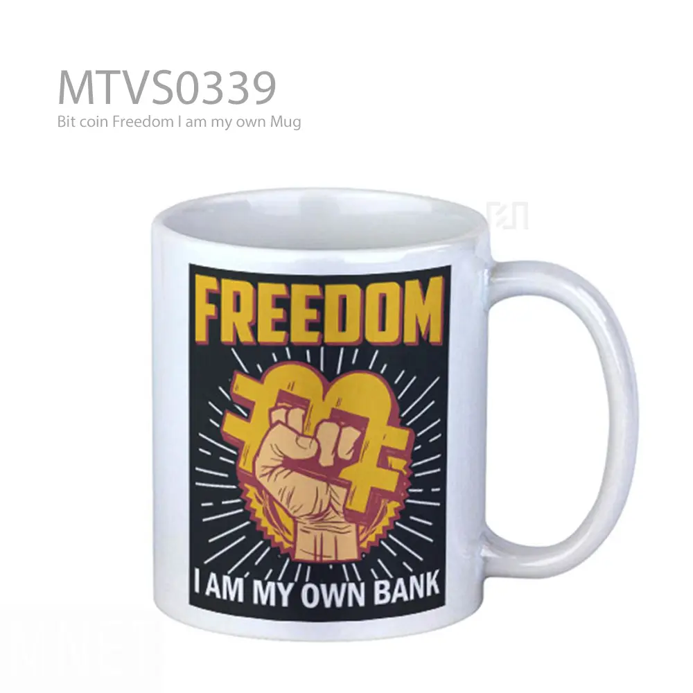 Bit coin Freedom I am my own Mug