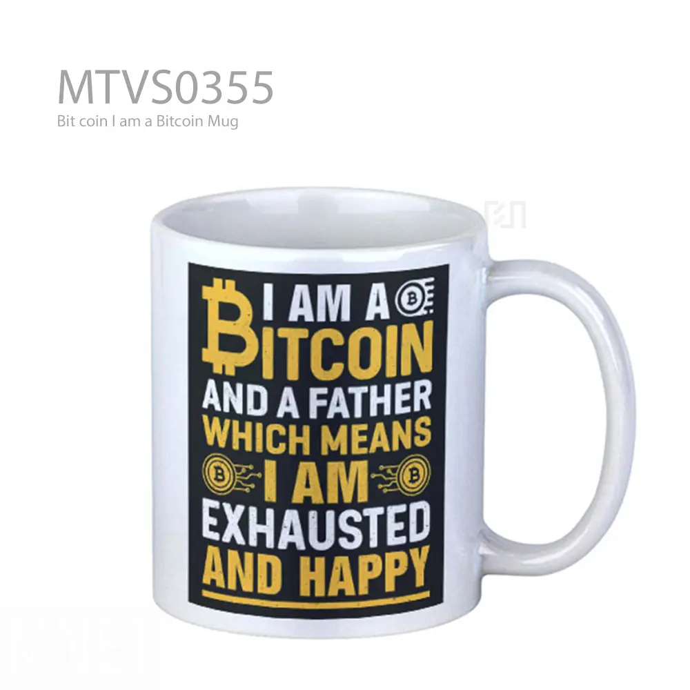Bit coin I am a Bitcoin Mug