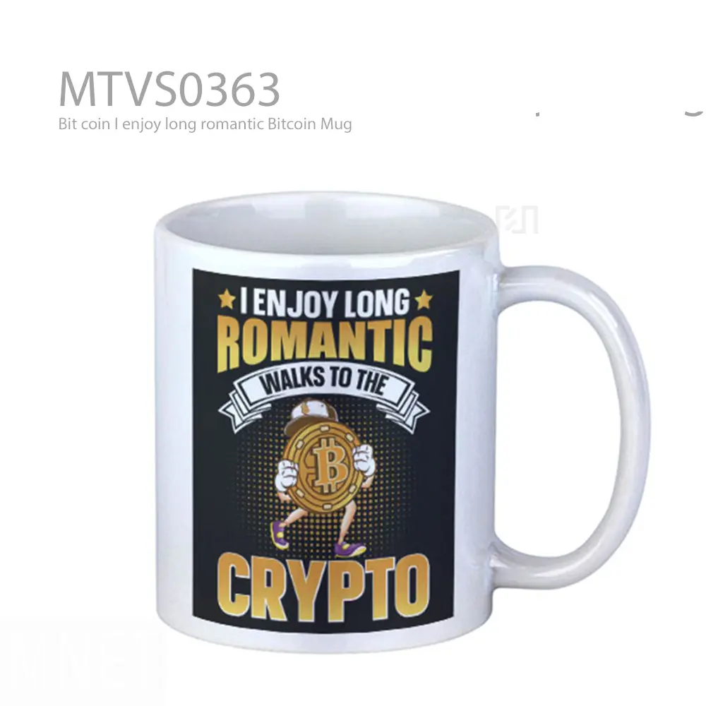 Bit coin I enjoy long romantic Bitcoin Mug