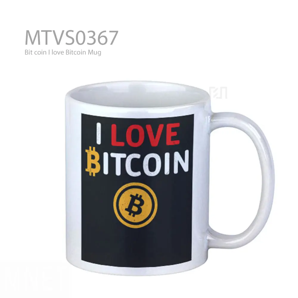 Bit coin I love Bitcoin Mug