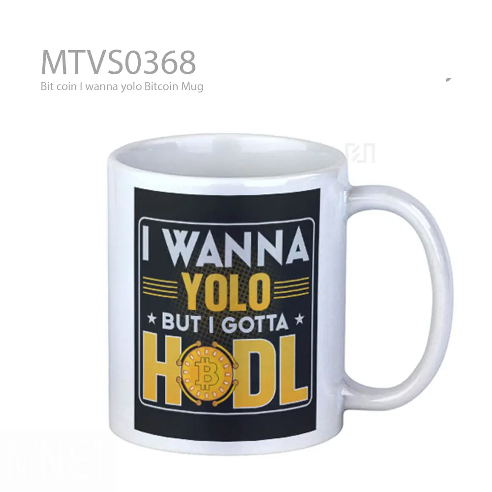 Bit coin I wanna yolo Bitcoin Mug