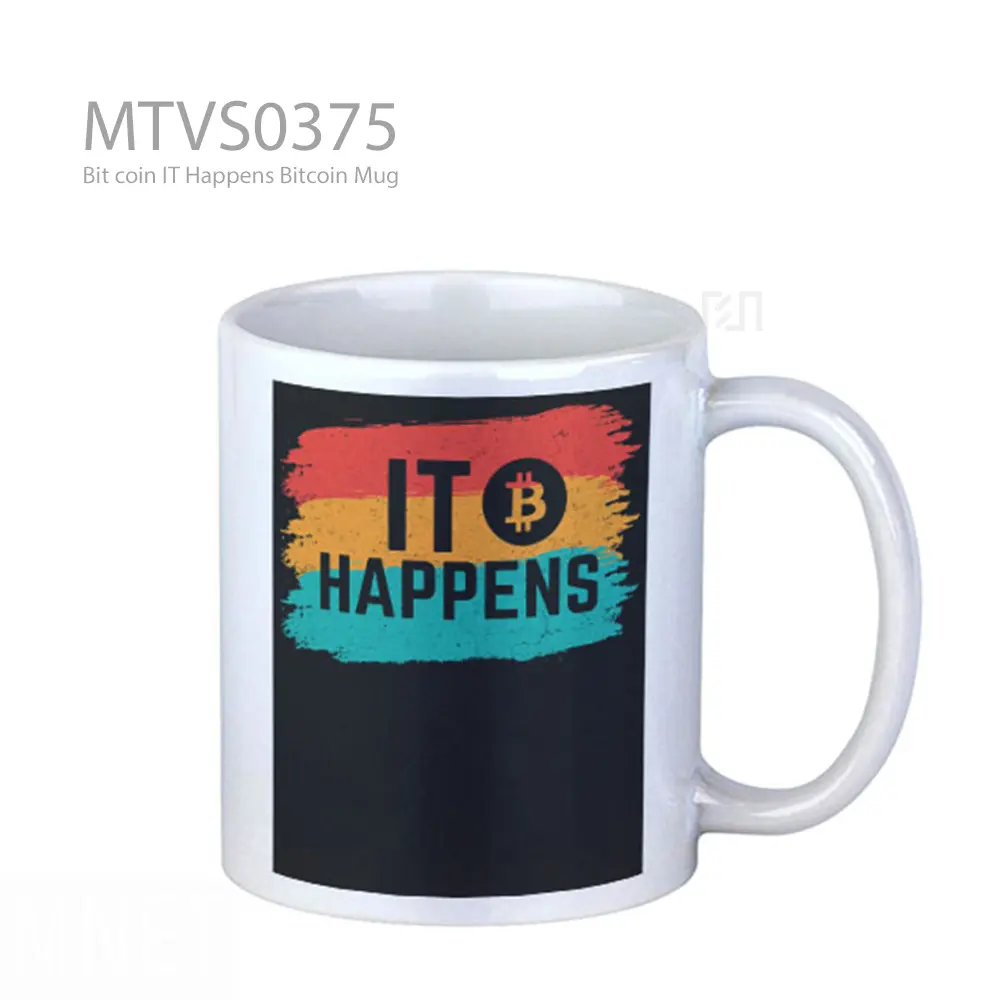 Bit coin IT Happens Bitcoin Mug