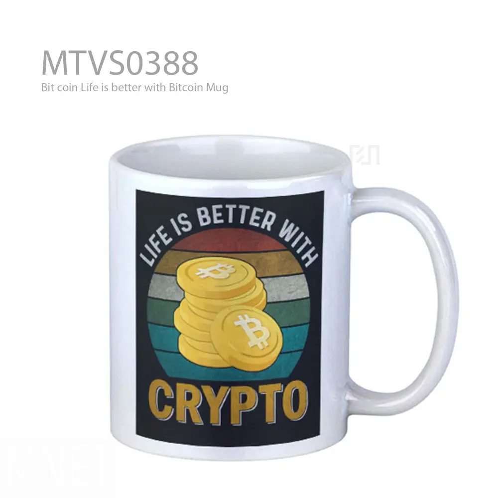 Bit coin Life is better with Bitcoin Mug