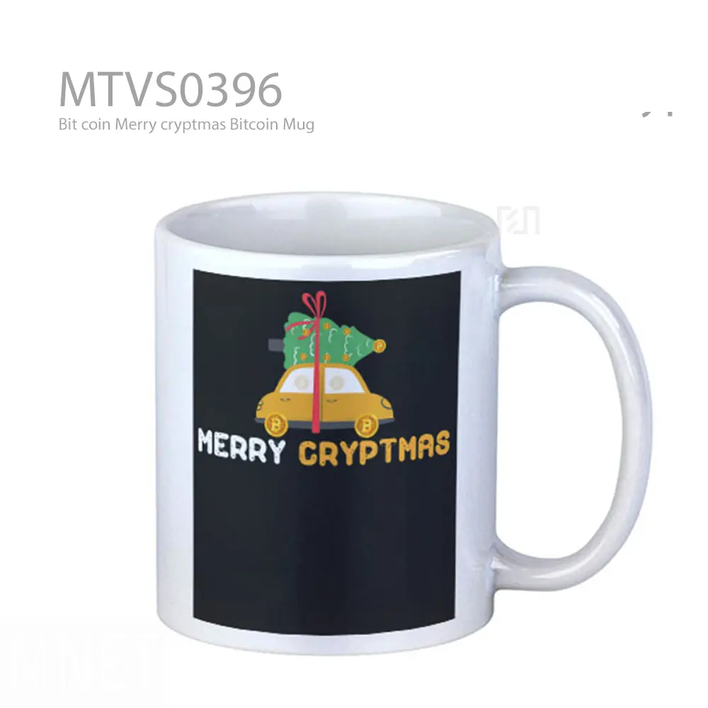 Bit coin Merry cryptmas Bitcoin Mug