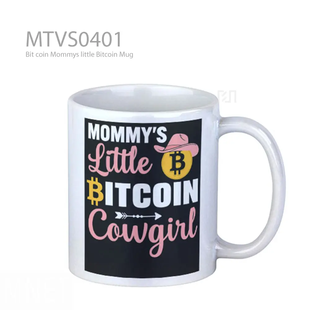 Bit coin Mommys little Bitcoin Mug