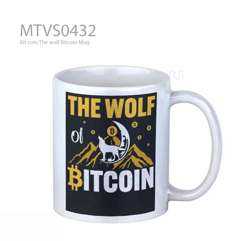 Bit coin The wolf Bitcoin Mug