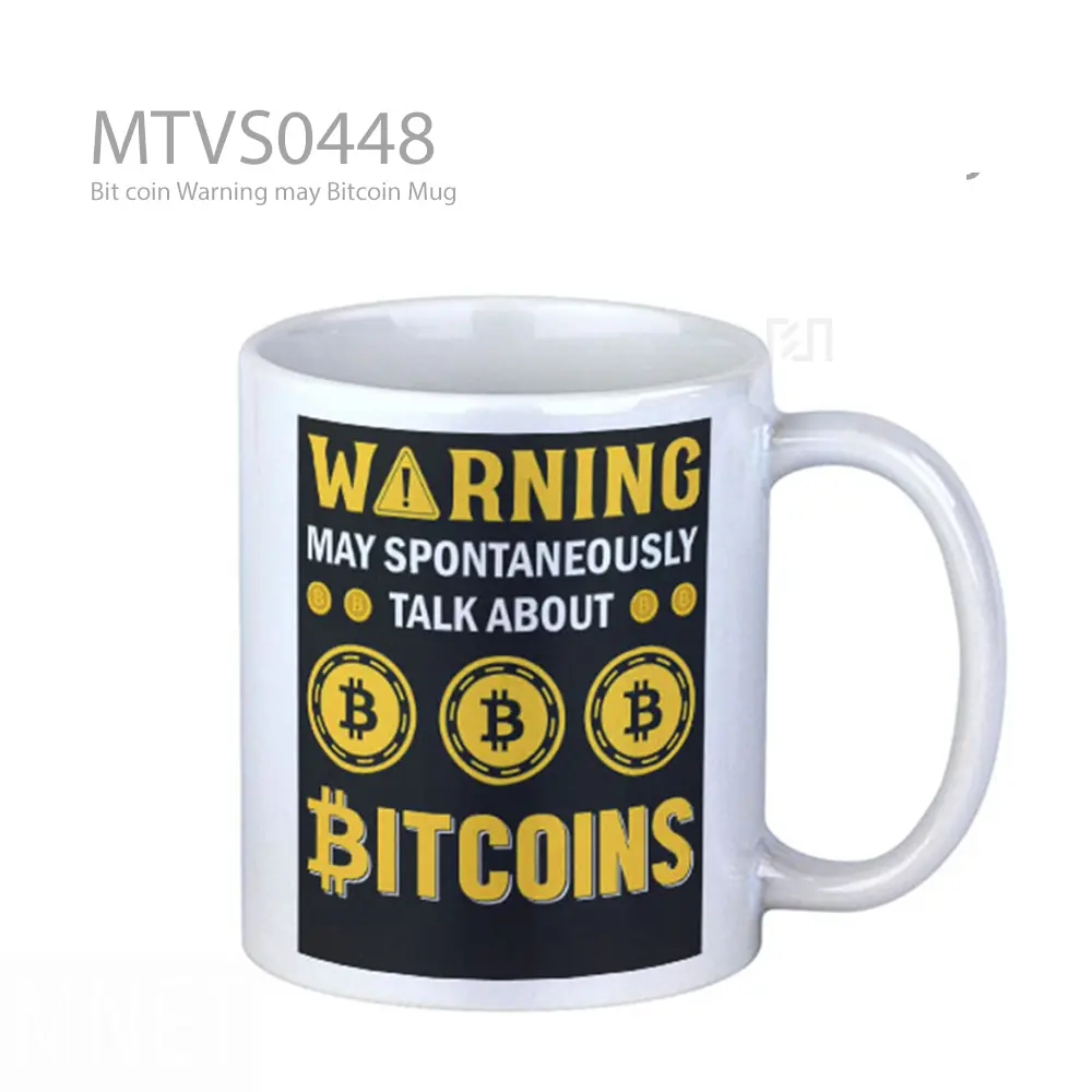 Bit coin Warning may Bitcoin Mug