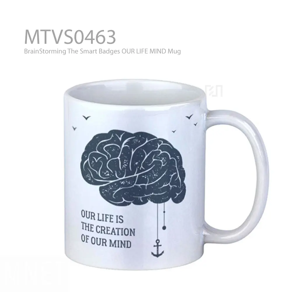 BrainStorming The Smart Badges OUR LIFE MIND Mug