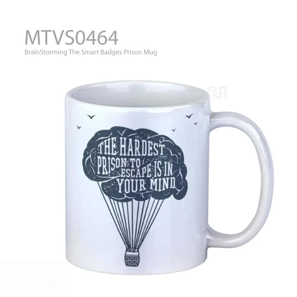 BrainStorming The Smart Badges Prison Mug