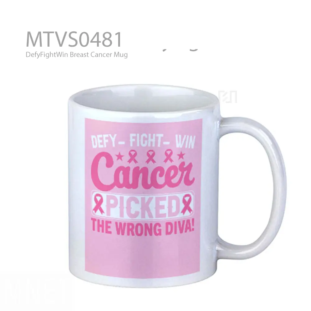 DefyFightWin Breast Cancer Mug