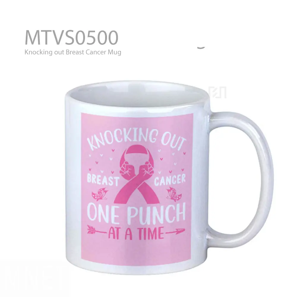Knocking out Breast Cancer Mug