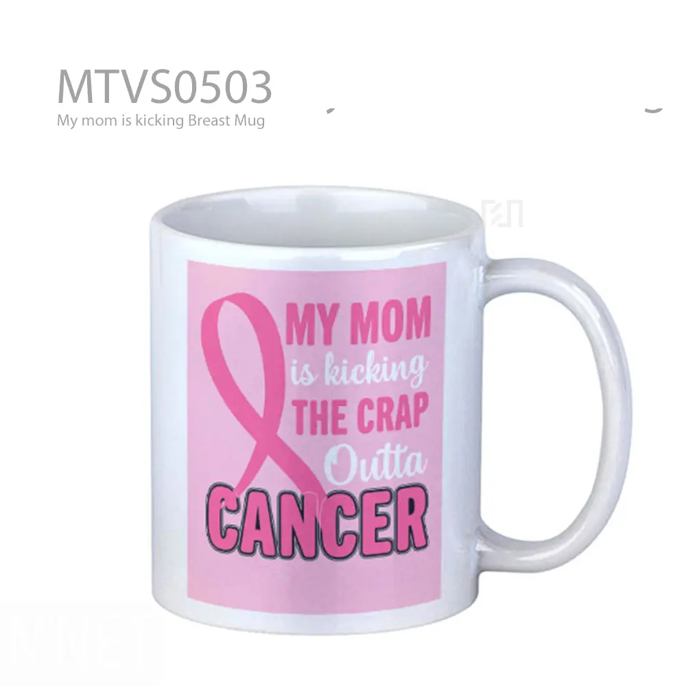 My mom is kicking Breast Mug