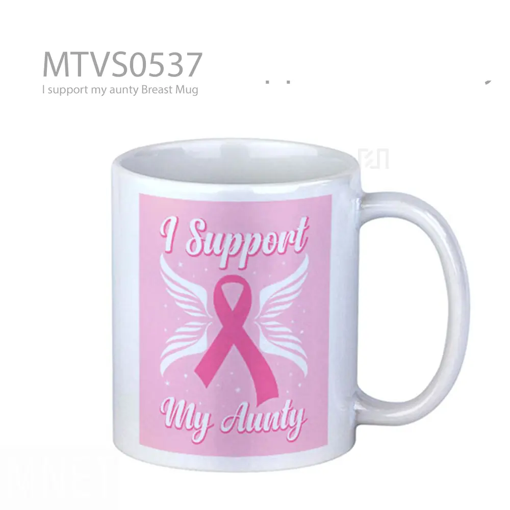I support my aunty Breast Mug