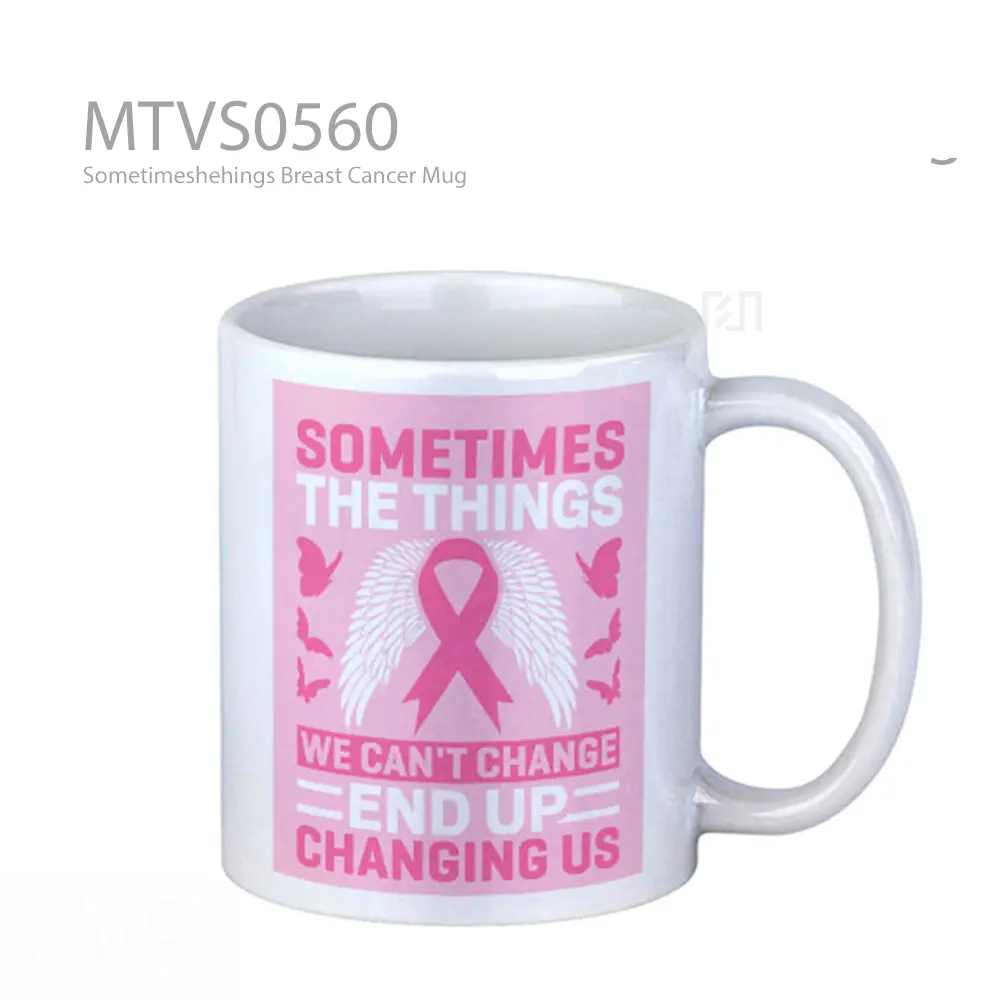 Sometimeshehings Breast Cancer Mug