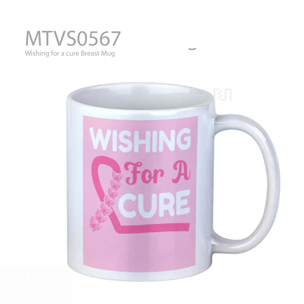 Wishing for a cure Breast Mug