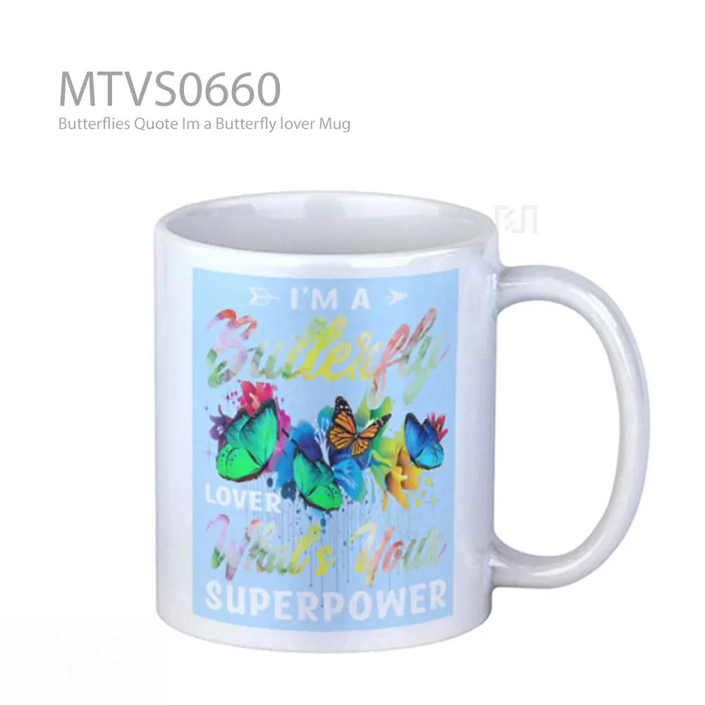 Butterflies Quote Im a Butterfly lover Mug
