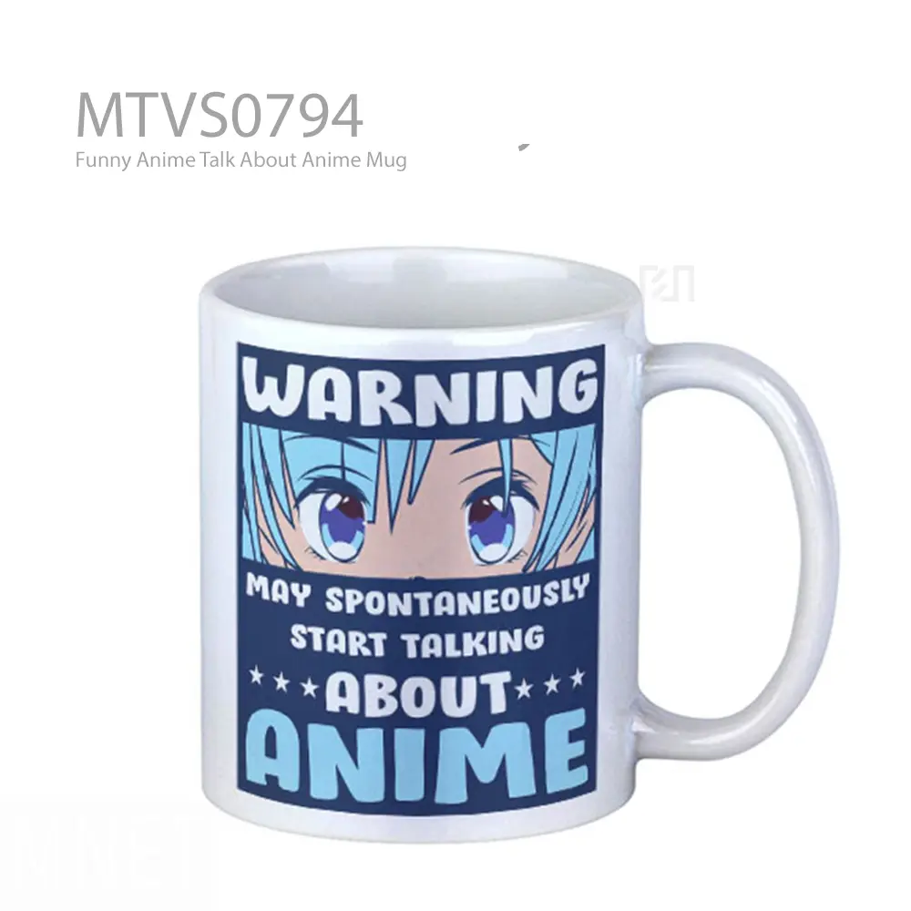 Funny Anime Talk About Anime Mug
