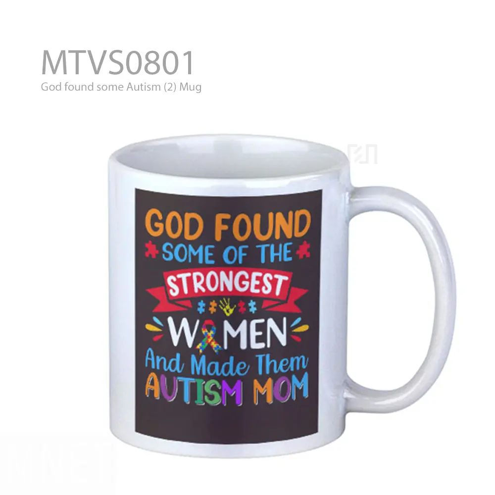 God found some Autism (2) Mug