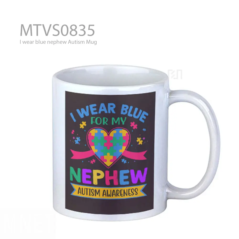 I wear blue nephew Autism Mug