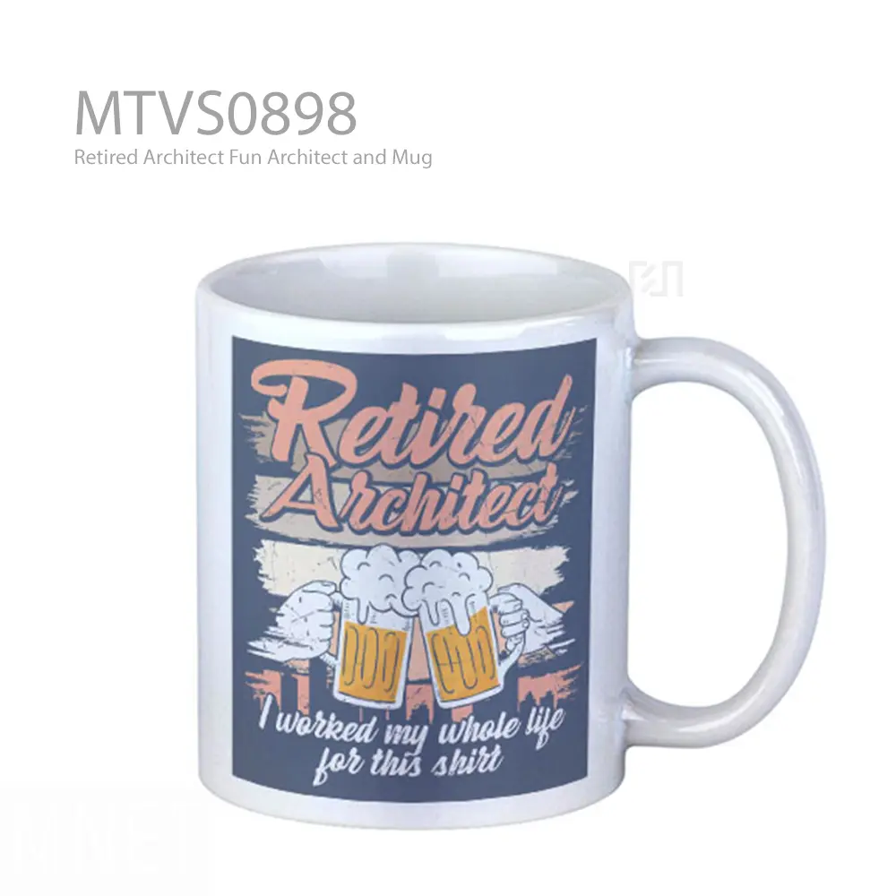 Retired Architect Fun Architect and Mug