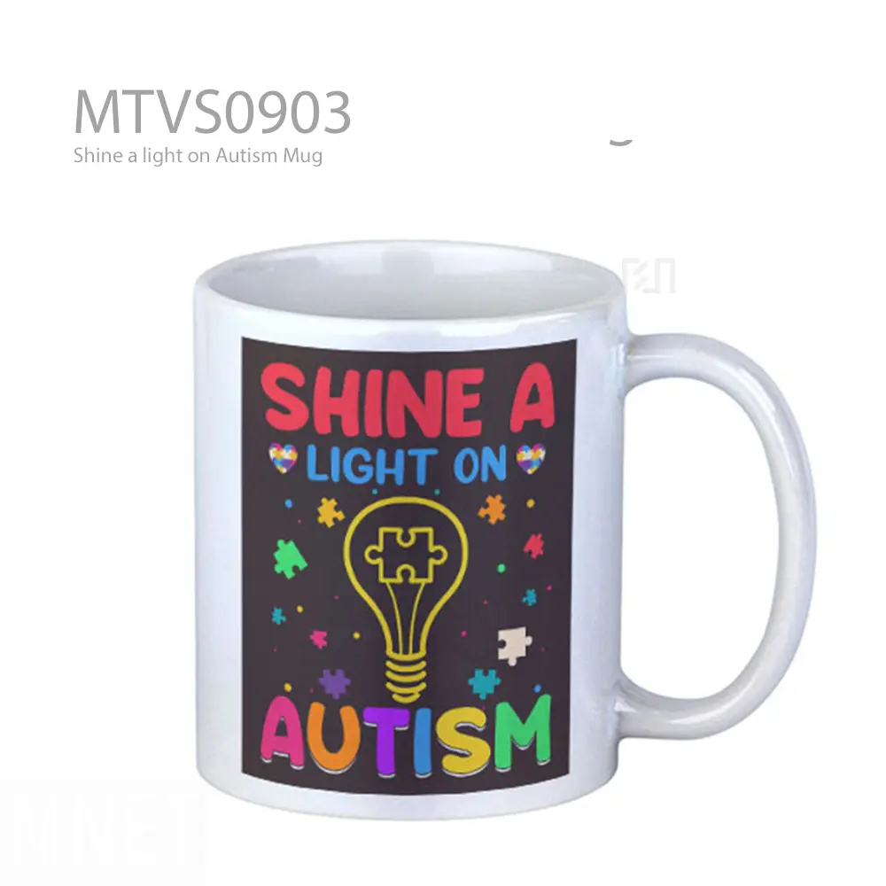 Shine a light on Autism Mug