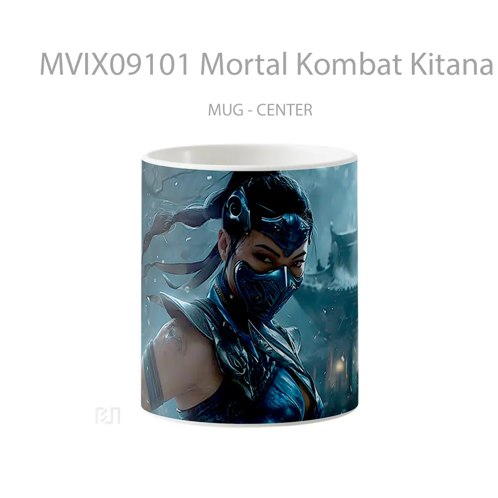 Mug Mortal Kombat Kitana Blue Koleksi Mug Gamer