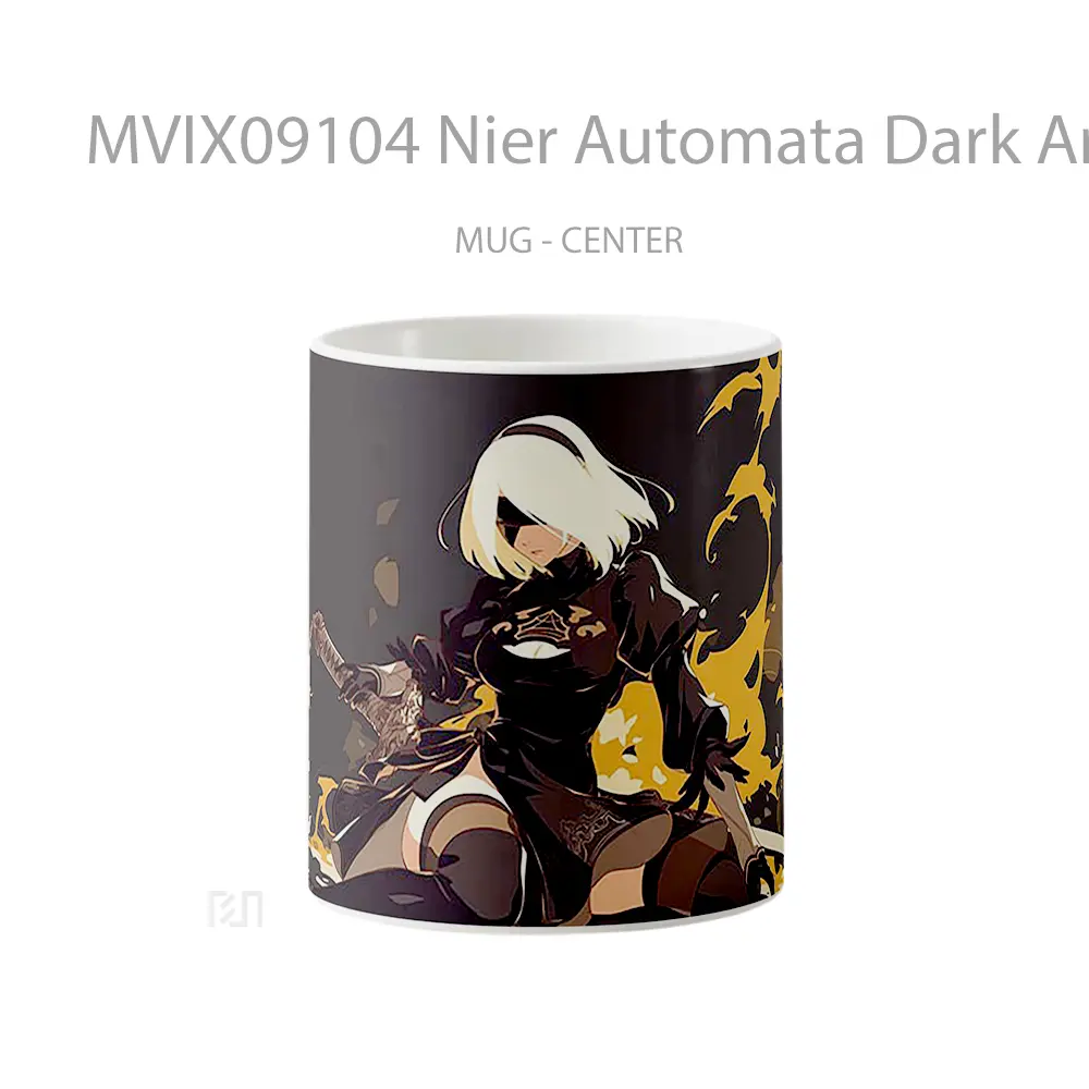 Mug Nier Automata Dark Art Hadiah Lucu dan Menarik