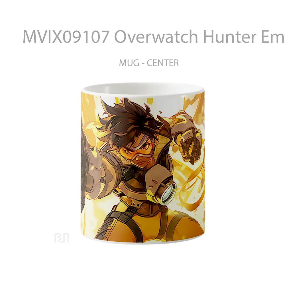 Mug Overwatch Hunter Empty Orange Merchandise Game Favorit