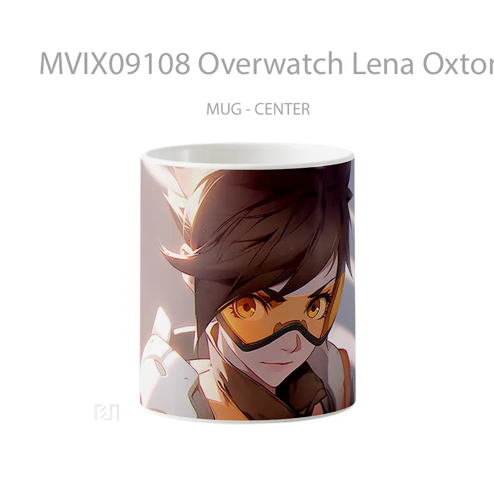 Mug Overwatch Lena Oxton Koleksi Mug Gamer