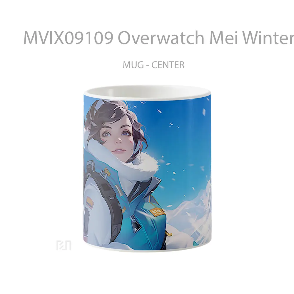 Mug Overwatch Mei Winter Gelas Keramik Koleksi Gaming
