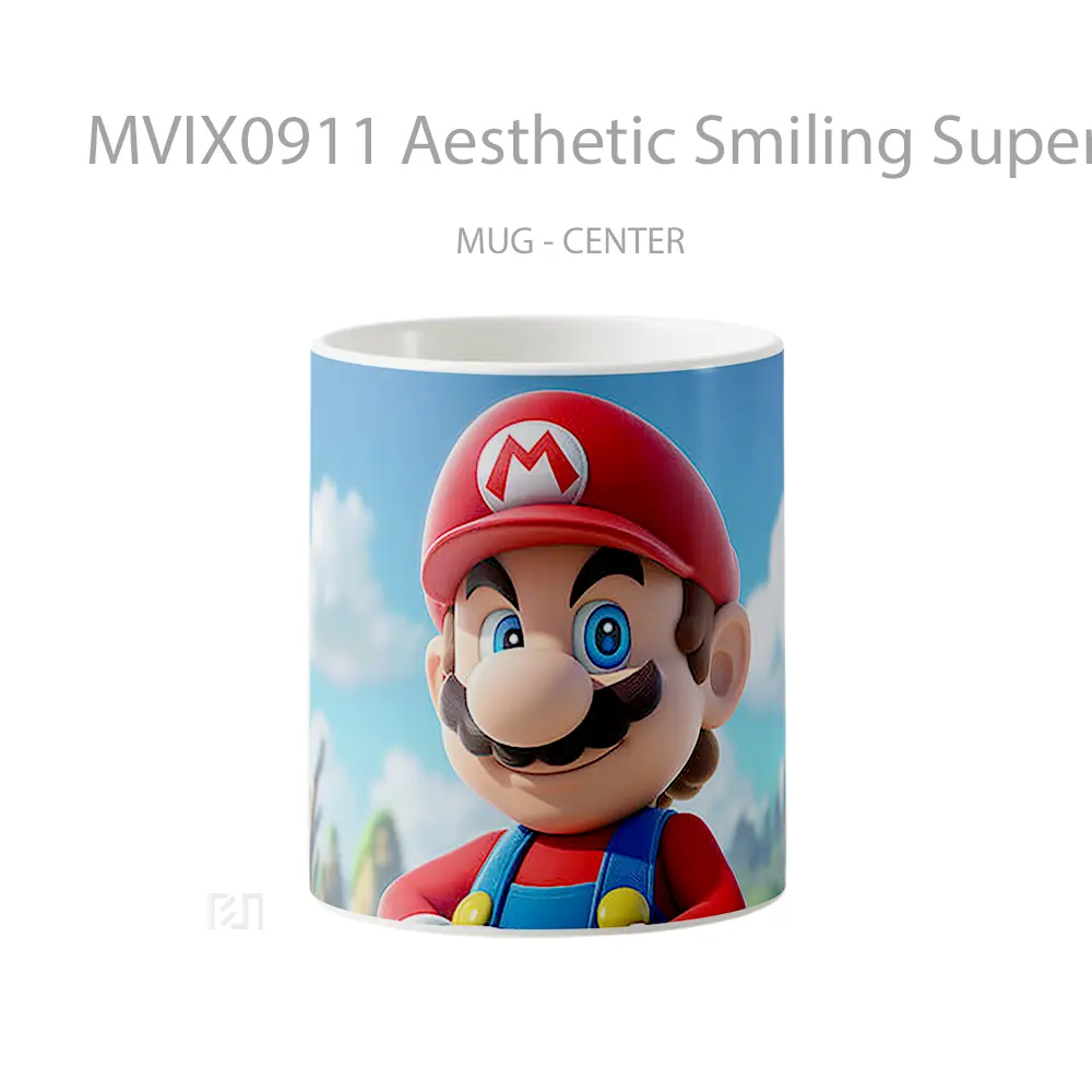 Mug Aesthetic Smiling Super Mario Hadiah Lucu dan Menarik
