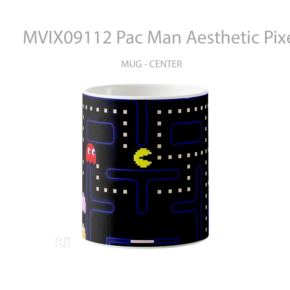 Mug Pac Man Aesthetic Pixel Mug Aesthetic Koleksi Spesial