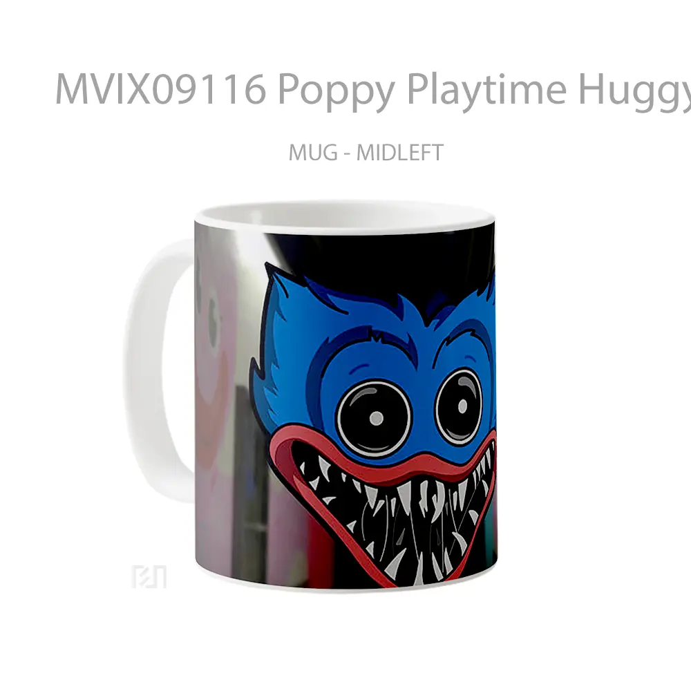 Mug Poppy Playtime Huggy Wuggy Koleksi Mug Limited Edition - All-side / Desain