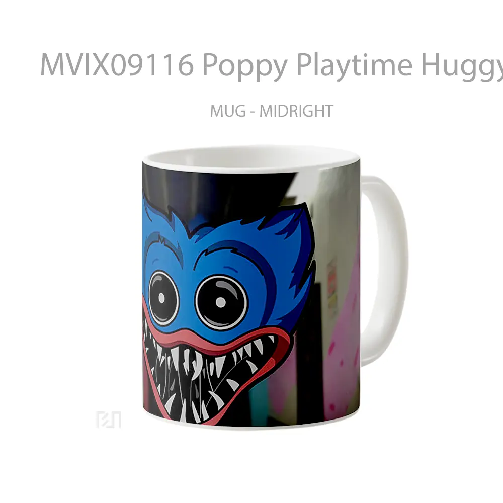 Mug Poppy Playtime Huggy Wuggy Koleksi Mug Limited Edition - All-side / Desain