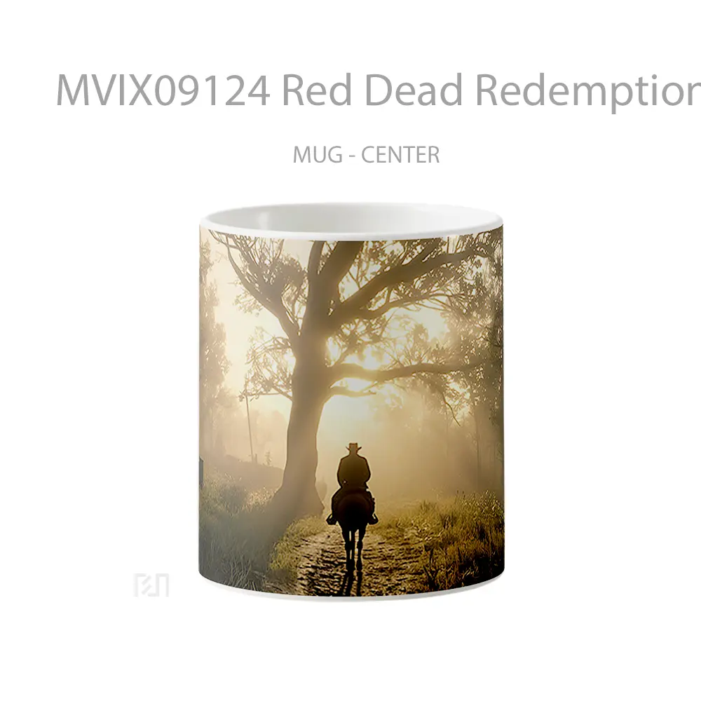 Mug Red Dead Redemption 2 Arthur On Horse Koleksi Mug Limited Edition
