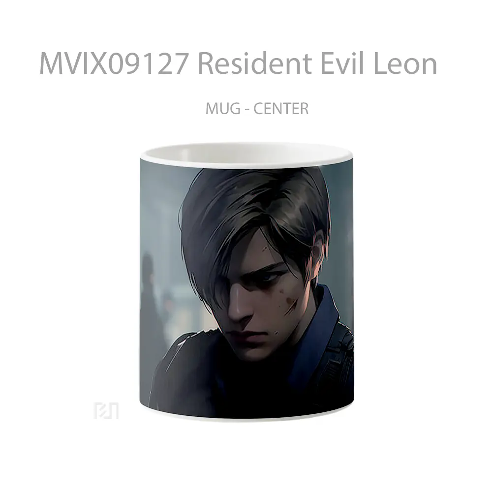 Mug Resident Evil Leon Mug Aesthetic Koleksi Spesial