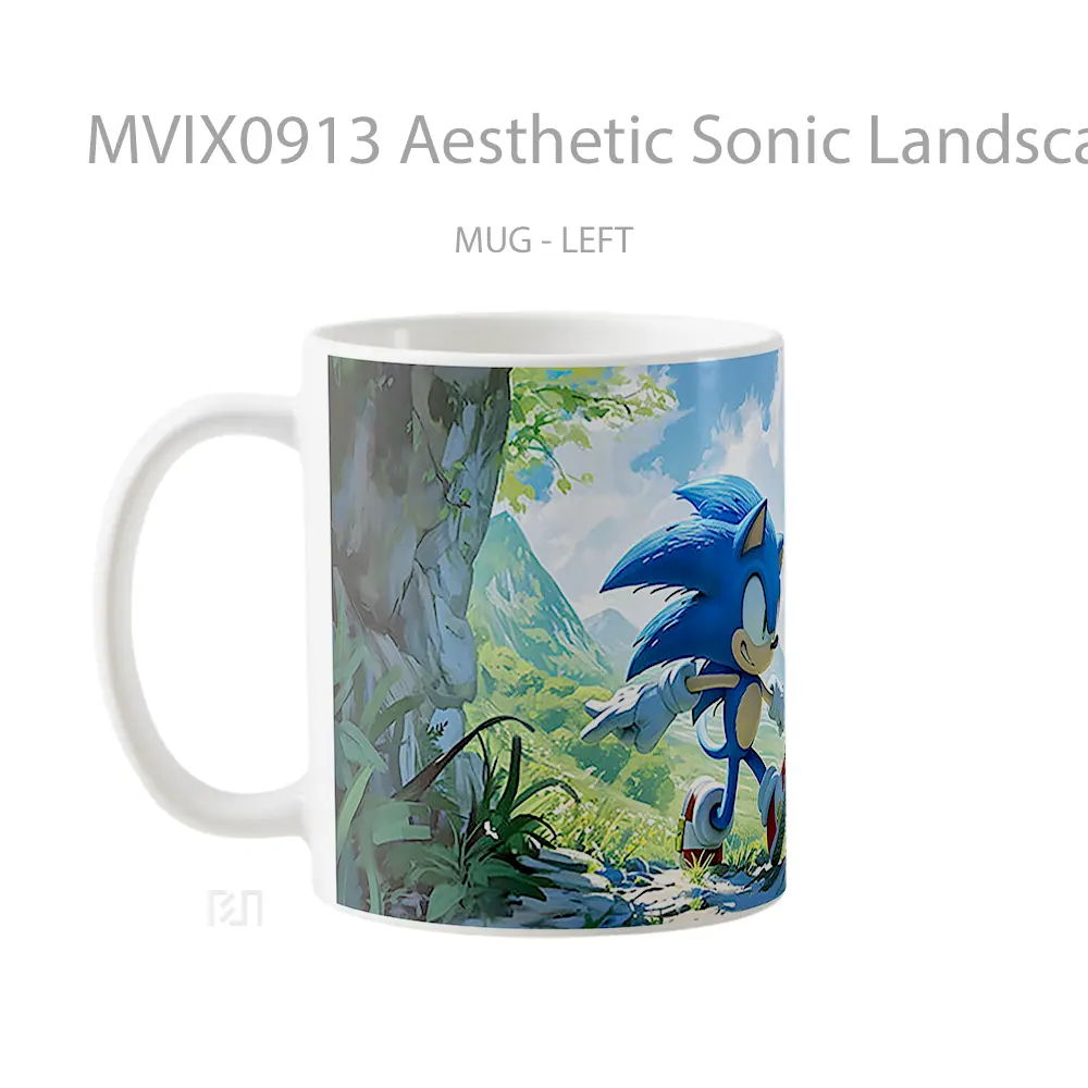 Mug Aesthetic Sonic Landscape Koleksi Mug Limited Edition - All-side / Desain