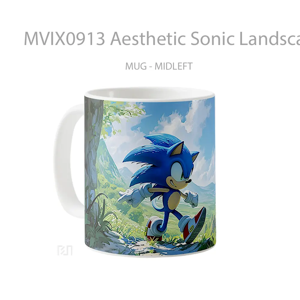 Mug Aesthetic Sonic Landscape Koleksi Mug Limited Edition - All-side / Desain