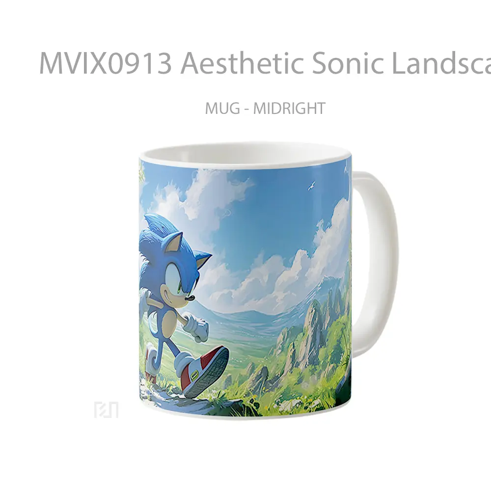Mug Aesthetic Sonic Landscape Koleksi Mug Limited Edition - All-side / Desain