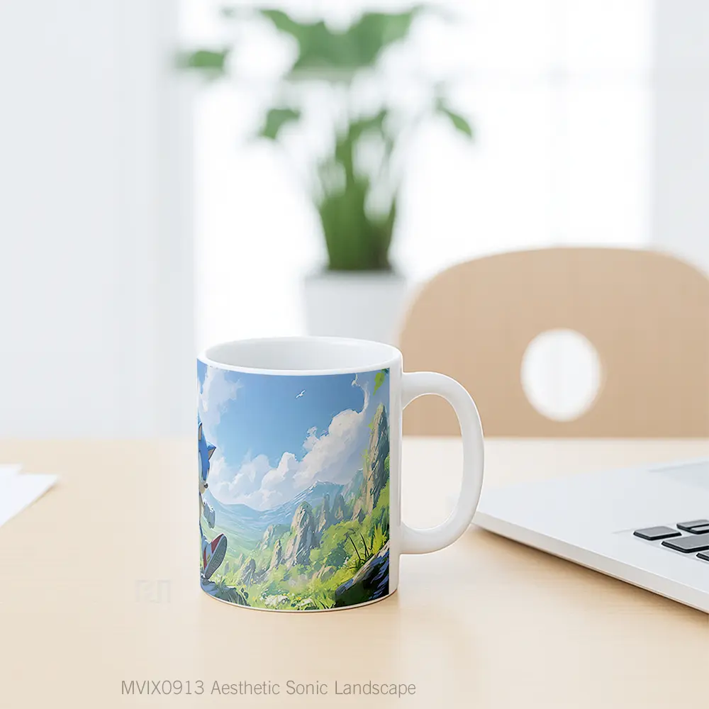 Mug Aesthetic Sonic Landscape Koleksi Mug Limited Edition - All-side / Desain